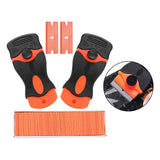 Maxbell Razor Blade Scraper w/ Plastic Blades Decal Remover Tool for Auto Window