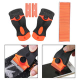 Maxbell Razor Blade Scraper w/ Plastic Blades Decal Remover Tool for Auto Window