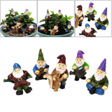 Maxbell 5x Fairy Miniature Figurine Garden Ornament Yard Decor House Accessories