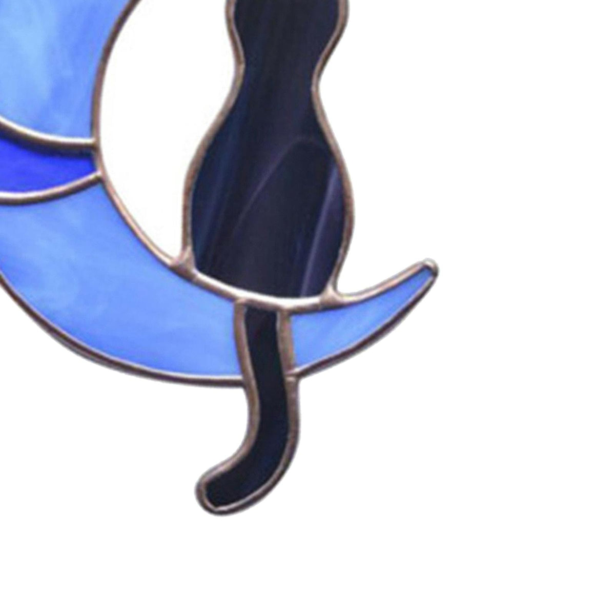 Maxbell  Acrylic Cat Hanging Suncatcher Decor Office Balcony Plants Tree Collections blue