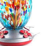 Maxbell Leak-Proof Hummingbird Nectar Feeder with 4 Feeder Ports Easy to Clean D