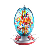 Maxbell Leak-Proof Hummingbird Nectar Feeder with 4 Feeder Ports Easy to Clean D