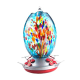 Maxbell Leak-Proof Hummingbird Nectar Feeder with 4 Feeder Ports Easy to Clean D
