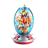 Maxbell Leak-Proof Hummingbird Nectar Feeder with 4 Feeder Ports Easy to Clean D