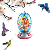 Maxbell Leak-Proof Hummingbird Nectar Feeder with 4 Feeder Ports Easy to Clean D
