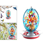 Maxbell Leak-Proof Hummingbird Nectar Feeder with 4 Feeder Ports Easy to Clean D