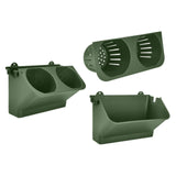 Maxbell Vertical Garden Hanging Flower Pot Indoor Outdoor Wall Planter Dark Green