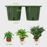 Maxbell Vertical Garden Hanging Flower Pot Indoor Outdoor Wall Planter Dark Green