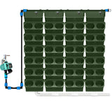 Maxbell Vertical Garden Hanging Flower Pot Indoor Outdoor Wall Planter Dark Green