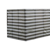 Maxbell Commercial Fence Privacy Screen Windproof Cooling for Balcony Patio Pool stripe