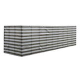 Maxbell Commercial Fence Privacy Screen Windproof Cooling for Balcony Patio Pool stripe