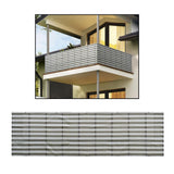 Maxbell Commercial Fence Privacy Screen Windproof Cooling for Balcony Patio Pool stripe