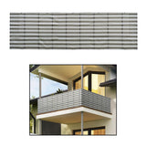 Maxbell Commercial Fence Privacy Screen Windproof Cooling for Balcony Patio Pool stripe