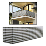 Maxbell Commercial Fence Privacy Screen Windproof Cooling for Balcony Patio Pool stripe