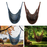 Maxbell Flexible Hammock Swing Seat Camping Hanging Chair Outdoor Travel 440lb Blue