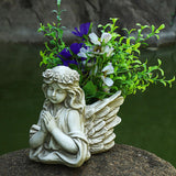 Maxbell Small Miniature Garden Plant Pot Outdoor Vase Succulents Planter Pot Art B