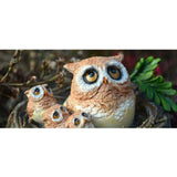 Cute Resin Owl Figurines Miniatures Garden Lawn Pots Decorations Accessories B