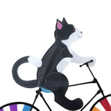 Maxbell Windmill Pinwheel Wind Spinner Toy Garden Party Decor Black Cat 50x90cm