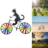 Maxbell Windmill Pinwheel Wind Spinner Toy Garden Party Decor Black Cat 50x90cm
