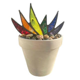 Artificial Succulents Aloe Plants Faux Agave Unpotted Ornament Multicolor