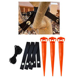 Maxbell Garden Stakes Nails with Tree Strap Plant Support Fixation Tree Staking