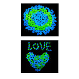 Maxbell Glow in The Dark Garden Pebbles Stones for Path Yard Decor green