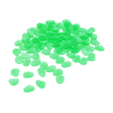 Maxbell Glow in The Dark Garden Pebbles Stones for Path Yard Decor green