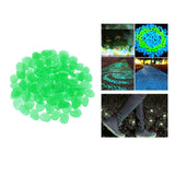 Maxbell Glow in The Dark Garden Pebbles Stones for Path Yard Decor green