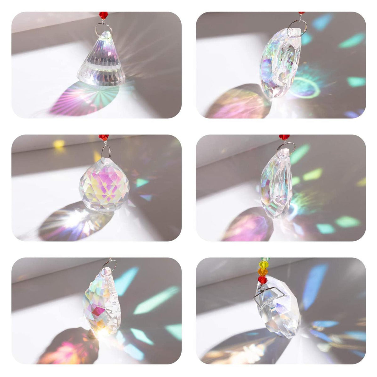Maxbell  Dragonfly Crystal Suncatcher Gift Rainbow Sun Catcher Hanging Suncatchers