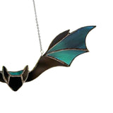 Bat Acrylic Window Panel Hanging for Halloween Home Office Decor Decoration