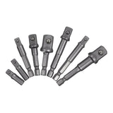 Maxbell 9x Socket Adapter Hex Impact Drill Bits Set Driver Tools 1/4" Extension Tool