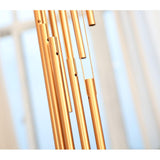 Maxbell Outdoor Wind Chimes 18 Aluminum Tubes Garden Backyard Wall Hanging Ornaments gold
