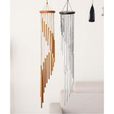 Maxbell Outdoor Wind Chimes 18 Aluminum Tubes Garden Backyard Wall Hanging Ornaments gold