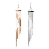 Maxbell Outdoor Wind Chimes 18 Aluminum Tubes Garden Backyard Wall Hanging Ornaments gold