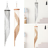 Maxbell Outdoor Wind Chimes 18 Aluminum Tubes Garden Backyard Wall Hanging Ornaments gold