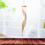 Maxbell Outdoor Wind Chimes 18 Aluminum Tubes Garden Backyard Wall Hanging Ornaments gold