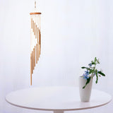 Maxbell Outdoor Wind Chimes 18 Aluminum Tubes Garden Backyard Wall Hanging Ornaments gold