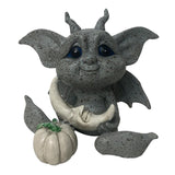 Maxbell Baby Goblin Art Fairy Garden Statue Lawn Porch Decor Holding The Moon D