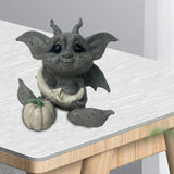 Maxbell Baby Goblin Art Fairy Garden Statue Lawn Porch Decor Holding The Moon D