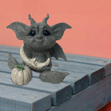 Maxbell Baby Goblin Art Fairy Garden Statue Lawn Porch Decor Holding The Moon D