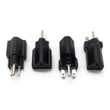 Maxbell Portable 110-120V to 220-240V Plug Adapter Black 6-15R To 5-15R