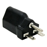 Maxbell Portable 110-120V to 220-240V Plug Adapter Black 6-15R To 5-15R