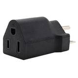 Maxbell Portable 110-120V to 220-240V Plug Adapter Black 6-15R To 5-15R
