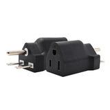 Maxbell Portable 110-120V to 220-240V Plug Adapter Black 6-15R To 5-15R