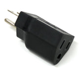 Maxbell Portable 110-120V to 220-240V Plug Adapter Black 6-15R To 5-15R