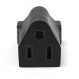 Maxbell Portable 110-120V to 220-240V Plug Adapter Black 6-15R To 5-15R