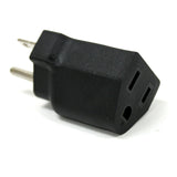 Maxbell Portable 110-120V to 220-240V Plug Adapter Black 6-15R To 5-15R