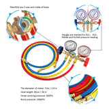 Maxbell R22 R404a Refrigerant Manifold Gauge for R134A Refrigeration Adapter Kits