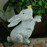 Hare Figurines Garden Statues Home Lawn Artificial Decorations Figurines