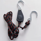 Maxbell Set of 2 Ratchet Kayak Canoe Nylon Tie Downs Heavy Duty Rope Hanger